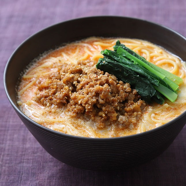 豆乳ごま担々つけ麺風そうめんの簡単レシピ