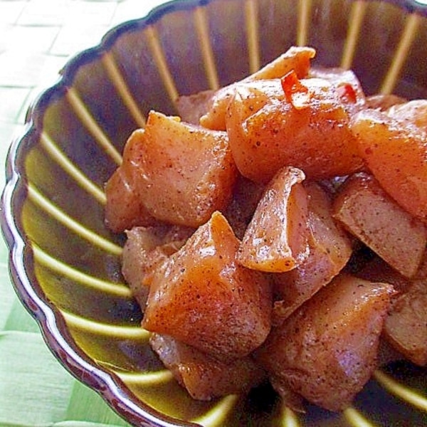 作り置きおかず♪こんにゃくのピリ辛照り焼き