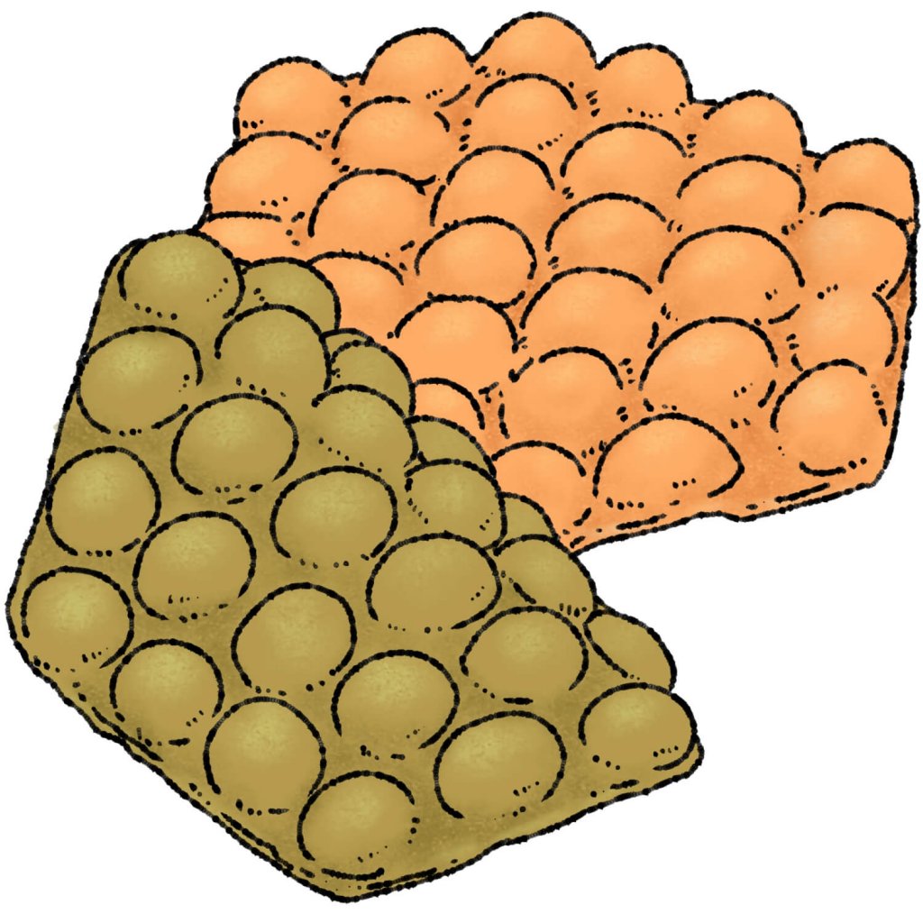 川越・縁結び横丁に米粉生地のエッグワッフル専門店「ブリエ」 - 川越経済新聞