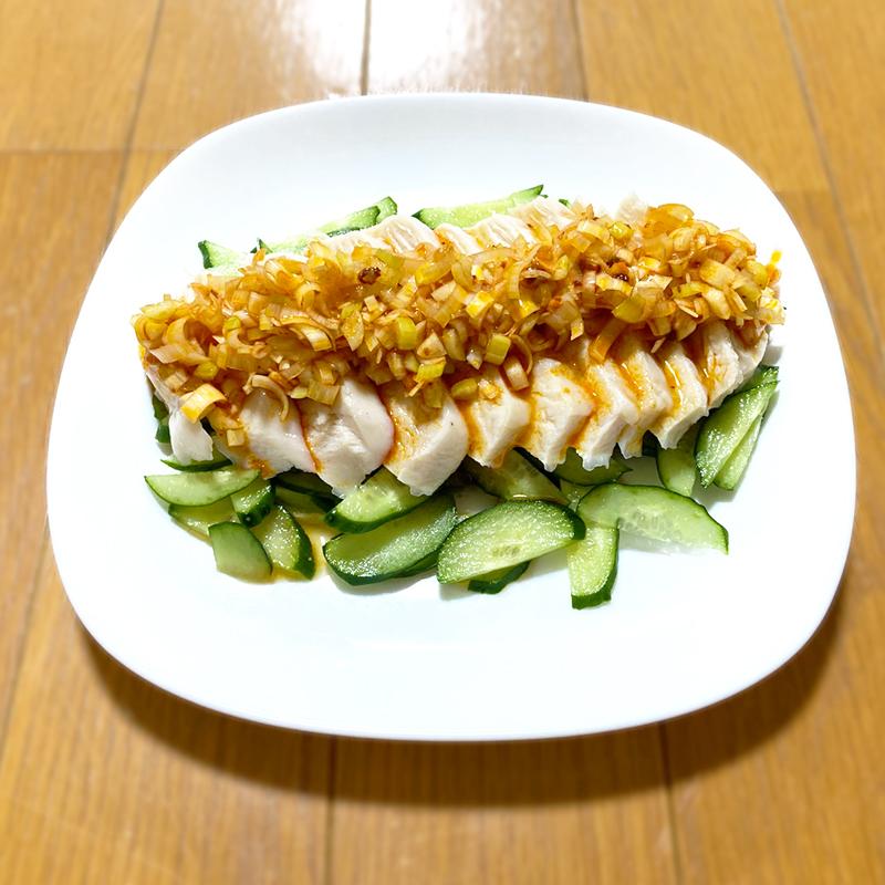 簡単！サラダチキンとトマトのマリネ