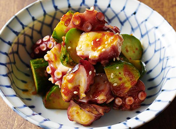 きゅうりのピリ辛ラー油和え