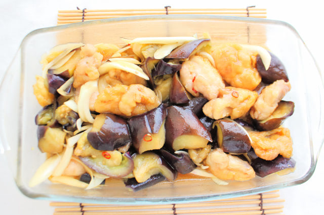 ナスの中華風南蛮漬け 唐辛子なし