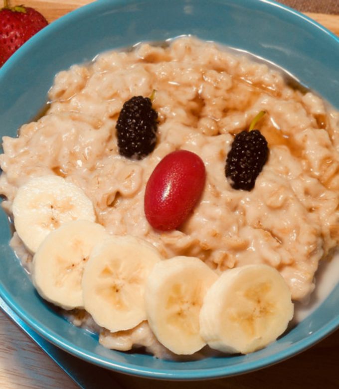 ドカ食い防止のオートミールポリッジ