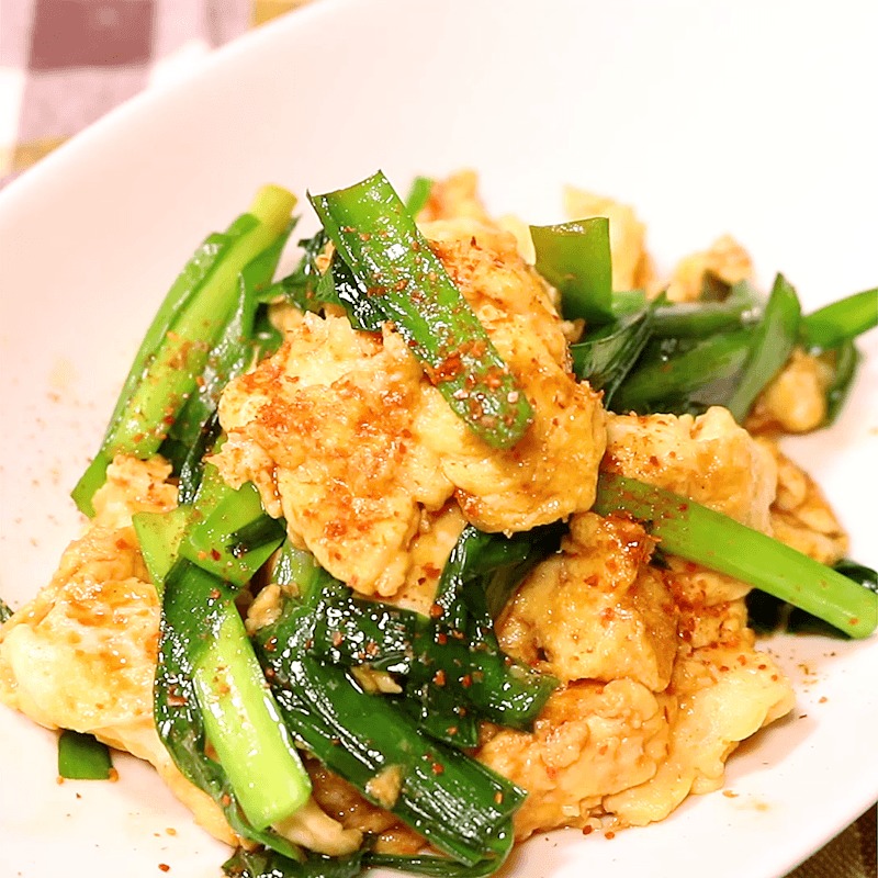 お弁当に！簡単ニラ玉