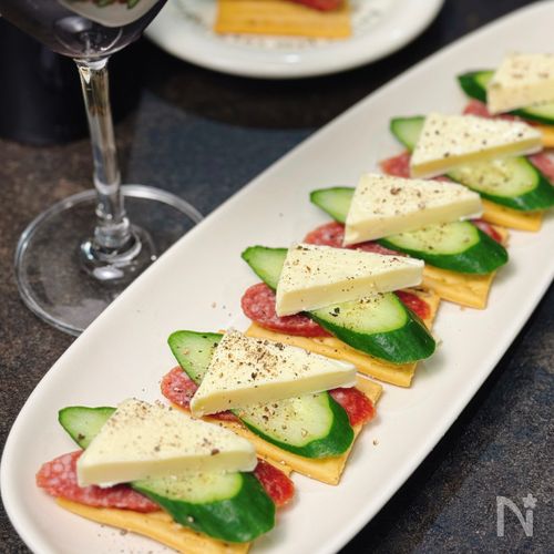 レシピ グリルで簡単! サクサク「チーズクラッカー」東京ガス ウチコト