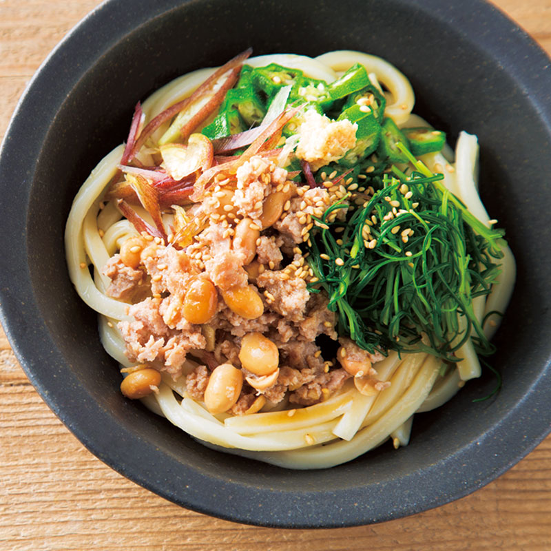 温玉ラー油ぶっかけうどん