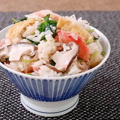 1 31夜勤明け カニカマ炊き込みご飯＠自宅 : 無駄遣いな日々