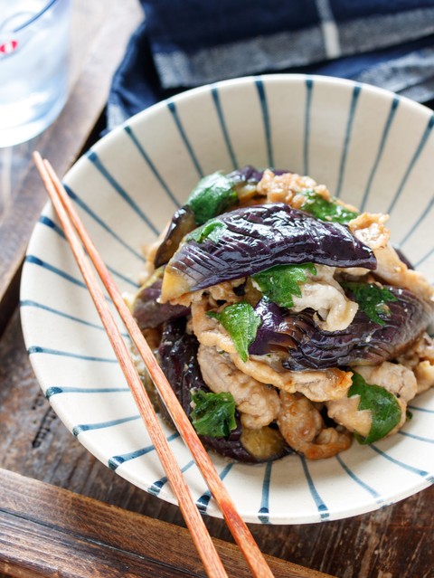 なすのはさみ焼き とろみ照りポン酢で絶品おかず♪