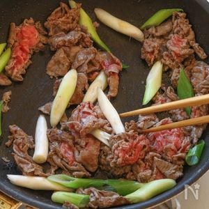 韓国風ピリ辛大根と牛肉の煮物