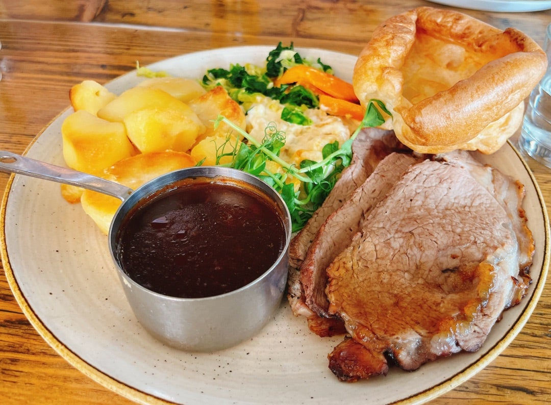 渡英２年うめだまのイギリス自由帳:孤独のイギリスグルメ 02 サンデーロースト