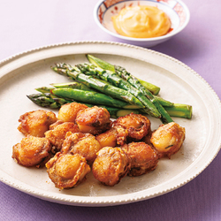 ホタテときゅうりの酢の物