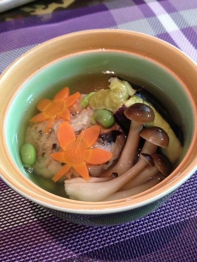 五目れんこん饅頭のあんかけクラシル