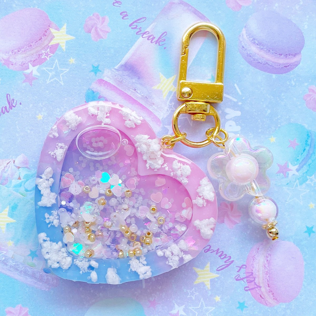 セリア100均ハートシェイカー型ハンドメイドパーツ作り方推しのいる生活