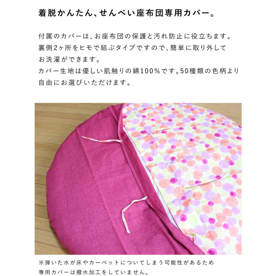 洛中高岡屋せんべい座ぶとん撥水ヌード座布団＆洗えるカバーセット宝石ミズ＆菜の花 京都市京都府返礼品をさがすまいふる by AEONCARD