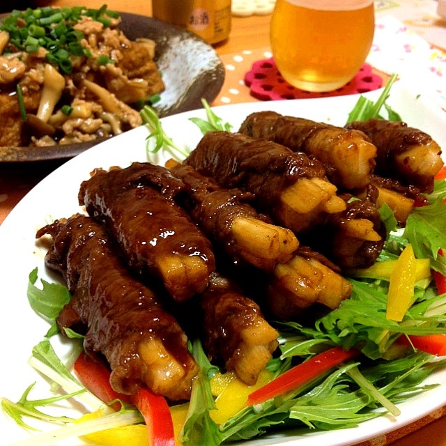 牛肉と長芋の梅塩煮