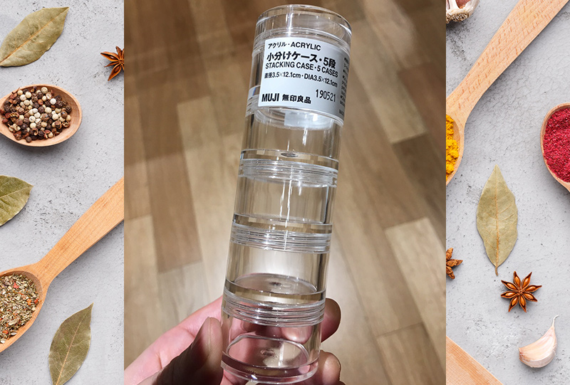 無印良品のスパイスボックス：キャンプに最適な収納アイテム