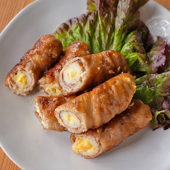 ちくわのタルタル肉巻き