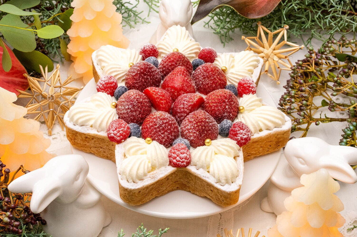 クリスマスケーキに♪いちごタルトの作り方 Christmas Cake Strawberry Tart Recipe へらぽPatisserie