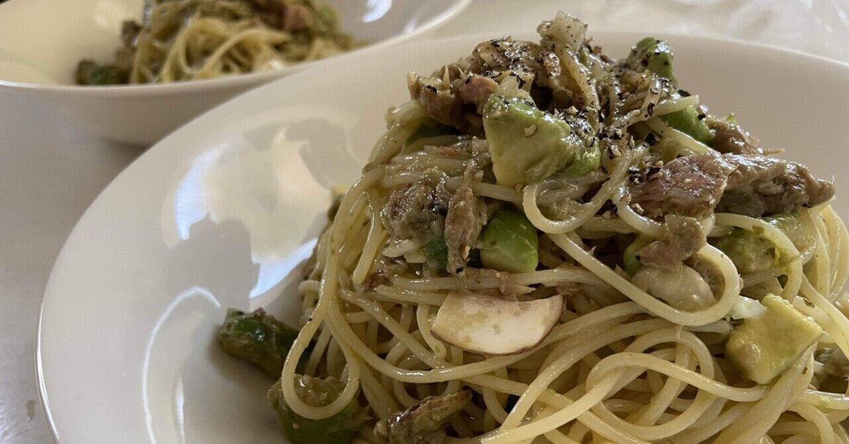 アボカドとツナの超濃厚パスタ