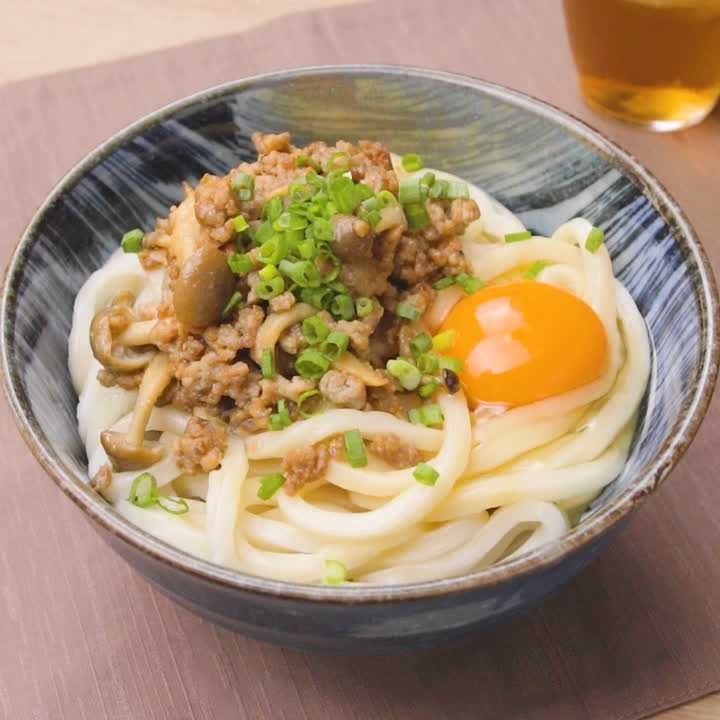 肉みそうどん ぽかぽか生姜みそ