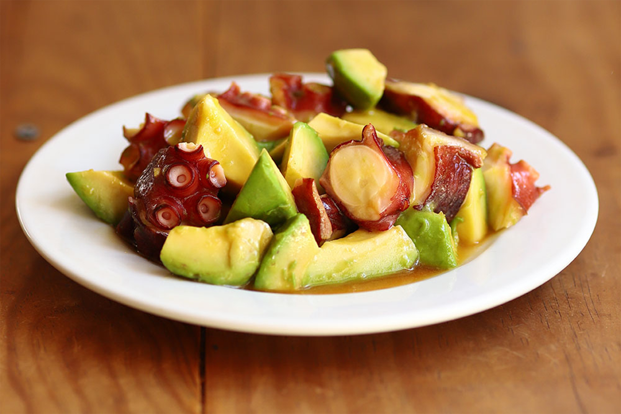 たこのにんにくソテ