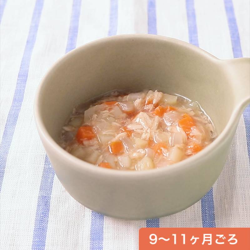 離乳食後期 手づかみも♪ツナとじゃがいものおやき