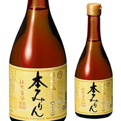 福来純「伝統製法」熟成本みりん １．８Ｌ - 本みりんと日本酒の白扇酒造
