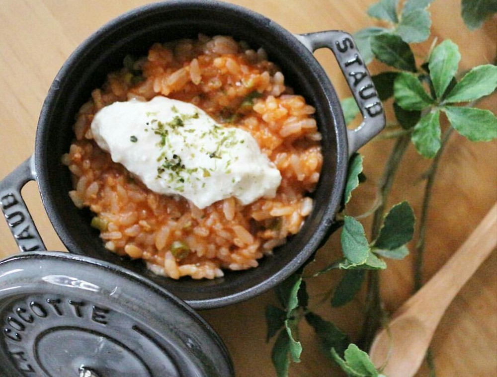 離乳食中期 チキンのトマトリゾット風