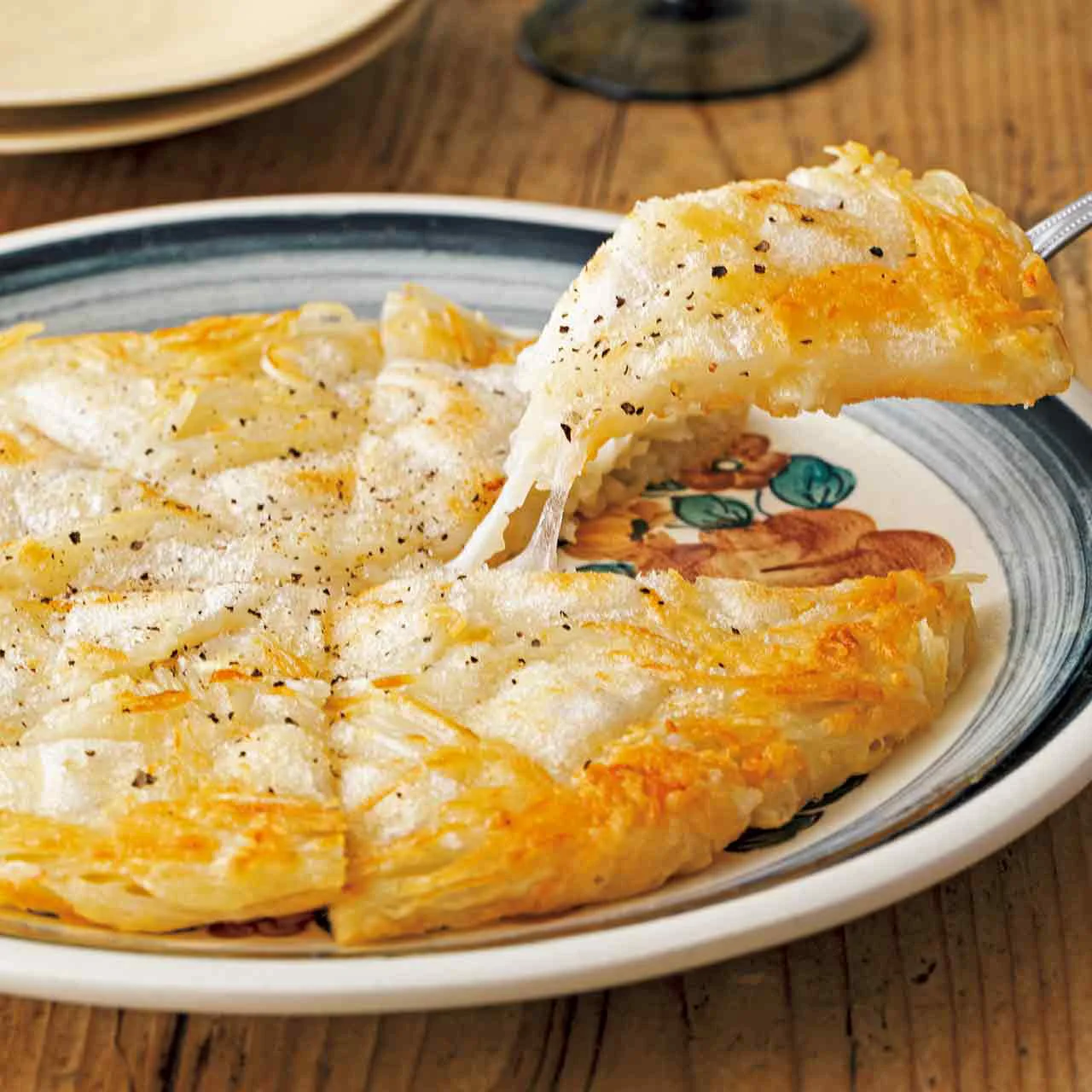 じゃがいものミートチーズ焼き