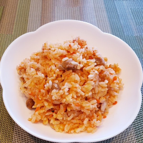 炊飯器で作るチキンライス♡ 6 12♡こあらいふ‪*´꒳`*♡‬