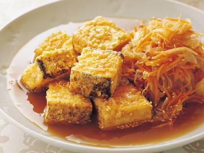 豆腐の中華風煮込み