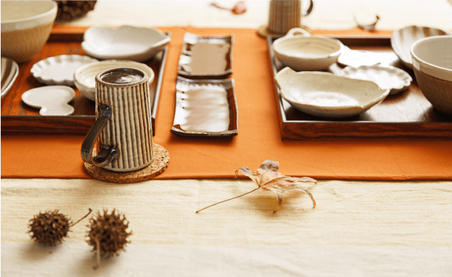 温かみのある冬の和食器でおすすめテーブルコーディネート