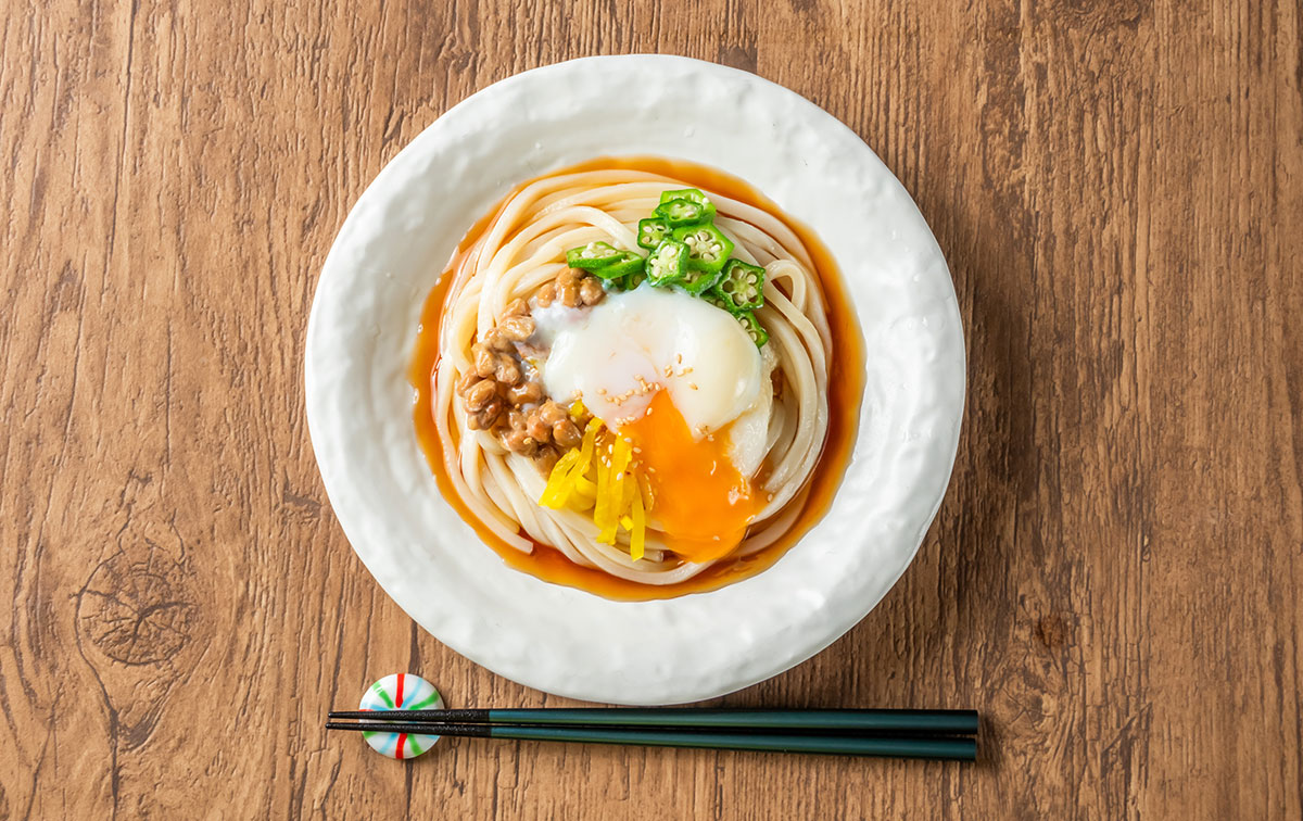 お腹にやさしい♪卵とじうどん