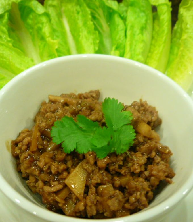 牛肉そぼろのレタス包み│「健康な食」をデザインする ビオサポレシピ