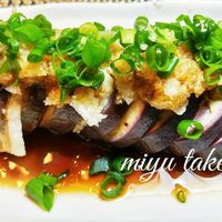 ポン酢でさっぱり ナスと豚バラ肉のみぞれ煮