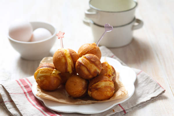 レシピの覚え書きと小話の引越し先:ざらめ入りで長崎風ぐりとぐらの『フライパンかすてら』レシピ