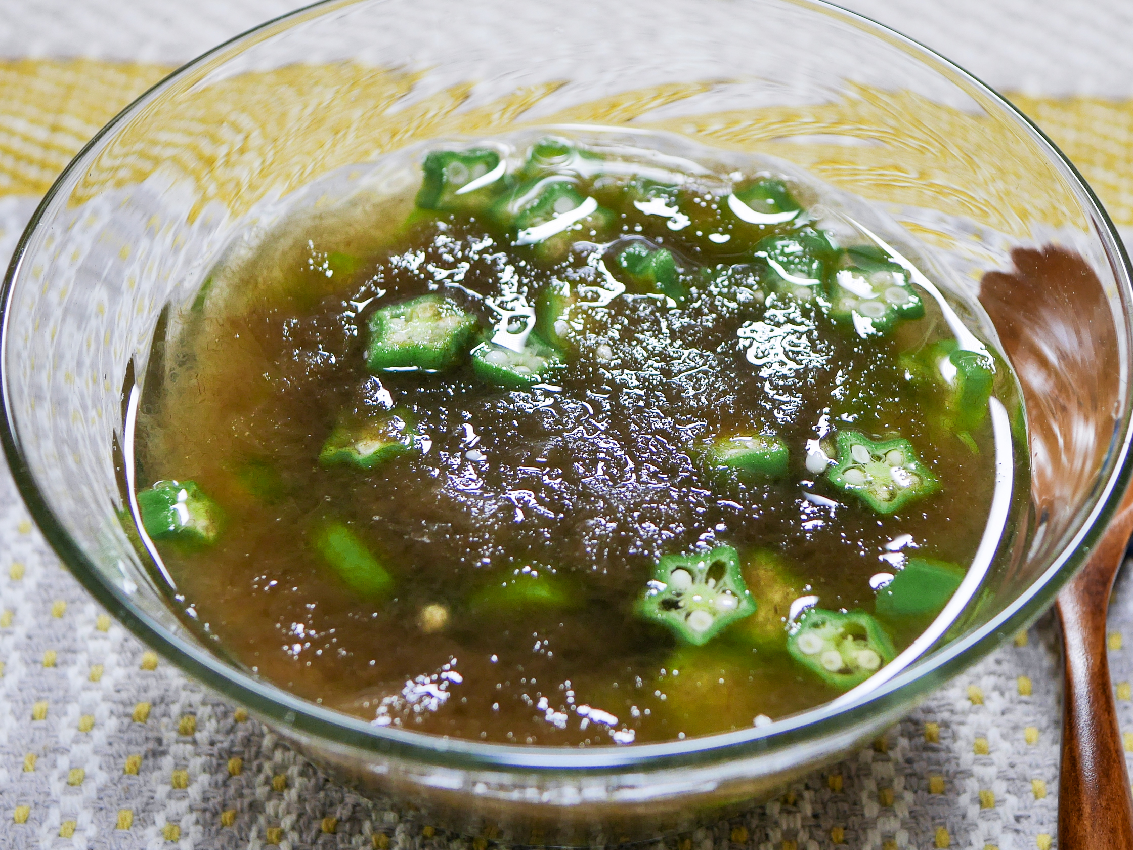 オクラのとろろ昆布汁のレシピ 作り方つくおき