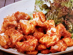 カリッカリッがやみつき♡鶏皮の甘辛揚げ