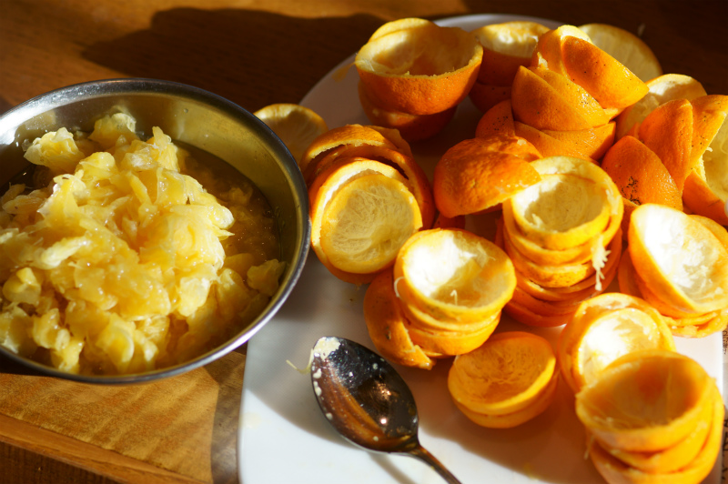 完熟スダチを簡単保存はすだち酢ですよねぇ～ ^^♪