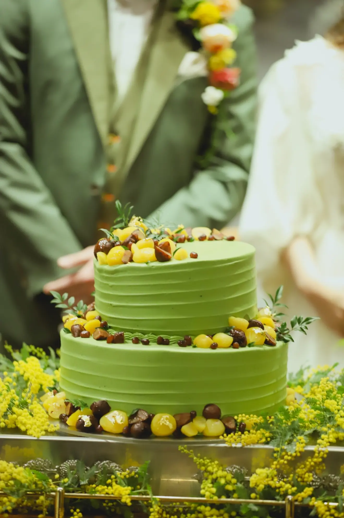 和風＊ウェディングケーキとケーキ装飾ナチュラルカントリーな結婚式＊〜遠距離から雪国女子になりました