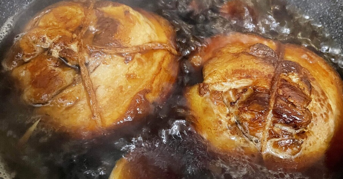 豚肩ロースのチャーシュー 煮豚 』 圧力鍋チャーシューレシピ : マイホームクッキングダイアリ