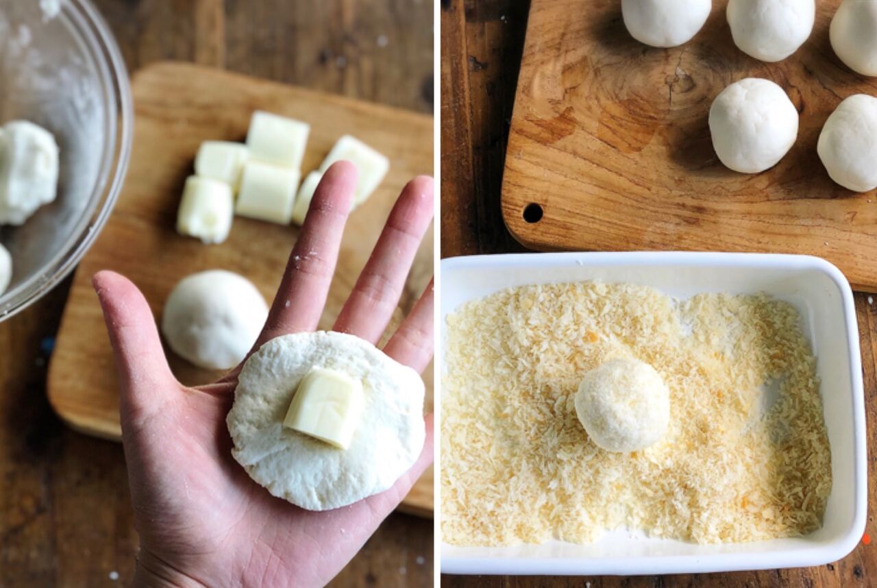 ♡カリッともちもち♡チーズボール♡