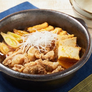 もやしとキャベツの水無し味噌キムチ鍋