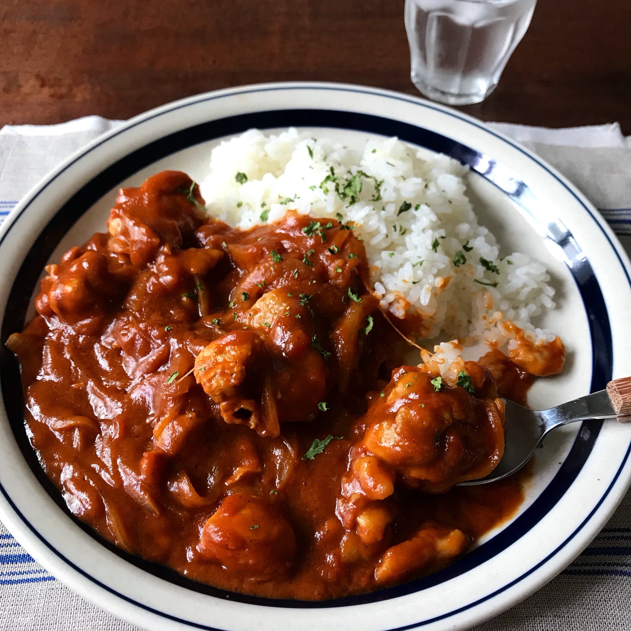 簡単！！おすすめです！ レンジで一発！チキンカレ