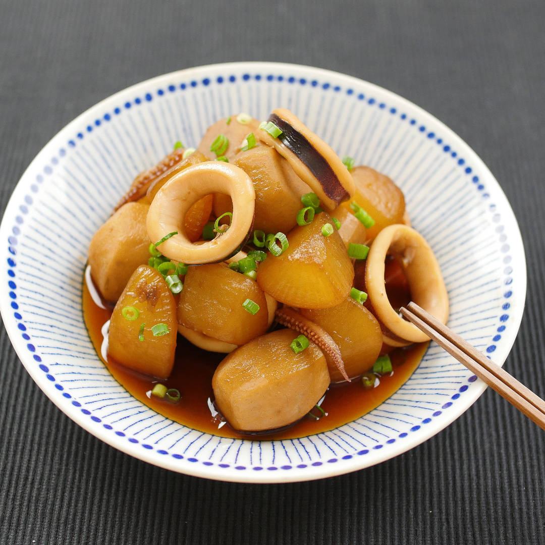 ケンサキイカと大根の炊きもの釣具のイシグロ釣り情報サイト