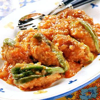 ケチャップ&ソースでご飯がすすむ「レンチンでピーマンの肉詰め」 やる気1％ごはん作りおき 5- レタスクラブ