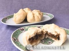 簡単！ハンバーグ肉まん