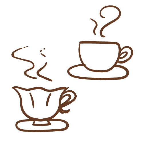 コーヒー豆のイラスト - 手書き・線画おしゃれな素材 - チコデザ