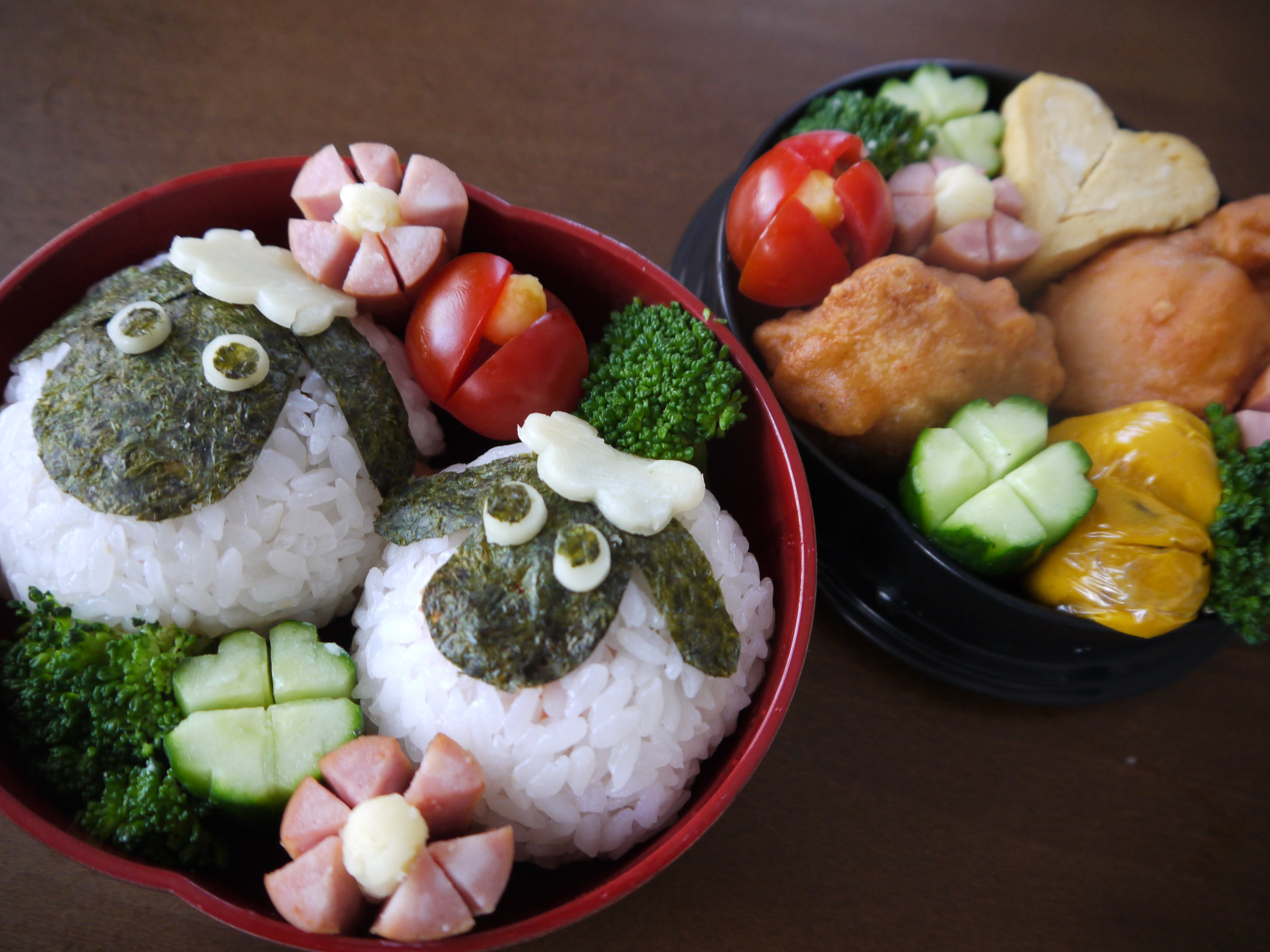 海苔だけでできるキャラ弁TikTok