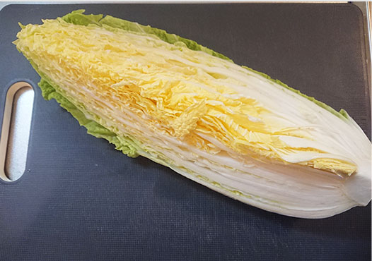 白菜の切り方 ざく切り